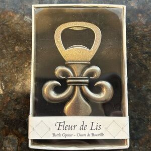 Fleur de lis bottle opener